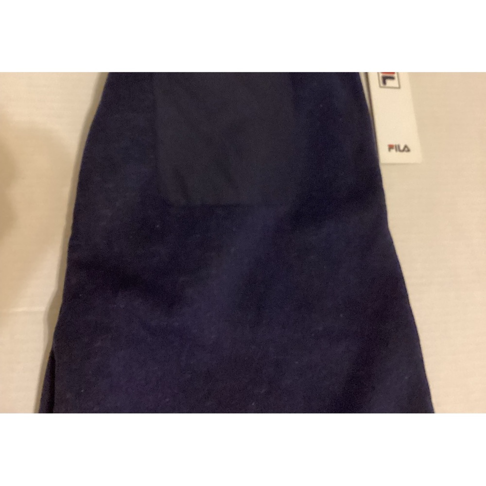 Fila Drawstring Shorts Zippered Leg Pocket M Navy Blue - Picture 7 of 9